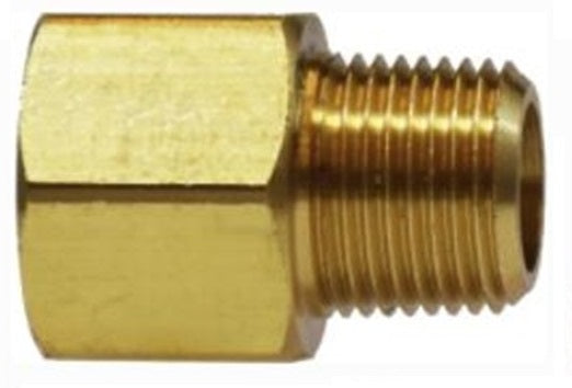 120A-Brass Pipe Fitting Extended Adapter