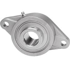 SUCSFL-206-20 Stainless Steel Two Bolt Flange - Stainless Steel Insert