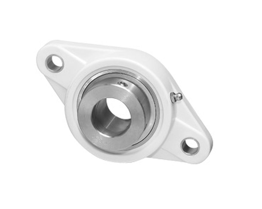 SUCTFL-207-23 Thermoplastic Two Bolt Flange Bearing - Stainless Steel Insert