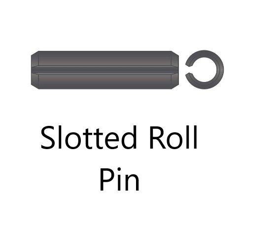 5/64" x 1/2" Slotted Roll Pin HCS PL QTY 100