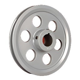 Durable Cast Iron V-Belt Pulley: 1-1/4 Inch Bore, 4.75 Inch OD, Fits A/AX/B/BX/4L/5L Belts
