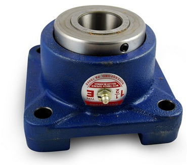 20-05-0111 Royersford Type E 4-Bolt Square Flange Bearing - 1-11/16" with Timken Tapered Roller Bearings