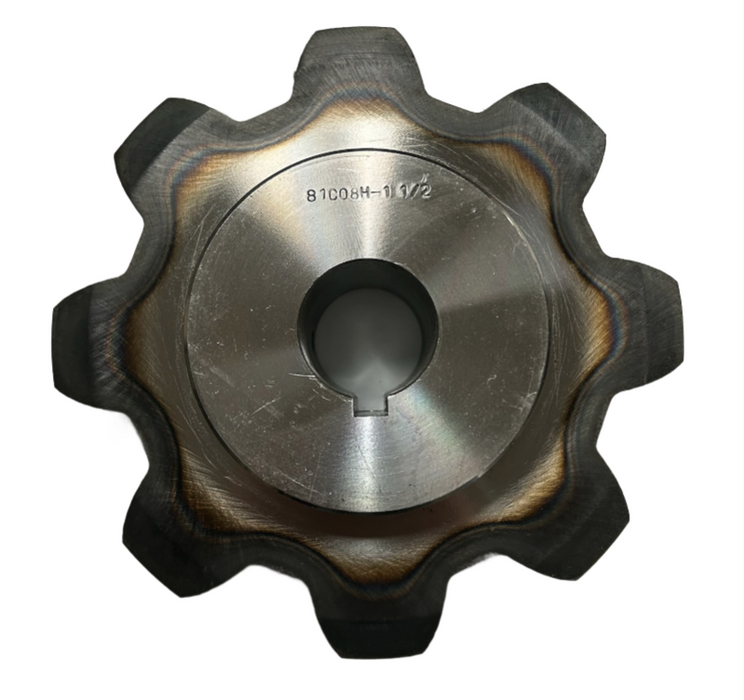 88C08-1-1/2" 8 Tooth Type C Plate Sprocket 2.609" Pitch with KW-SS