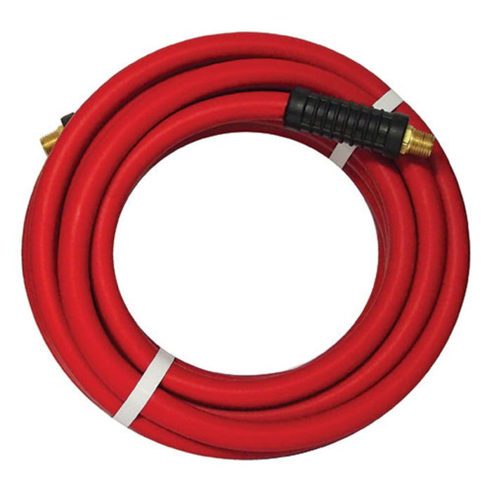 1/4" Hose x 1/4" MNPT Air Brake Tubing 50FT - Red Rubber Hose