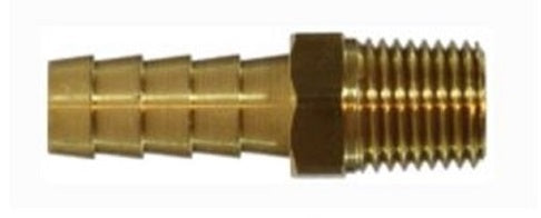 201A- Brass Hose Barb Male Adapter