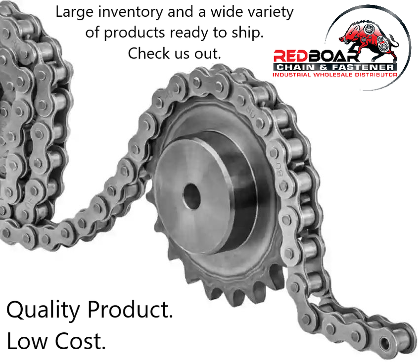 Rotating Hogs Chain Rall Sprockets and Hubs — Red Boar Chain & Fastener Questions Call 435-319-8344
