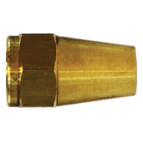 Brass SAE 45dg Flare Hex Long Rod Nut - SAE 45 Deg Flare