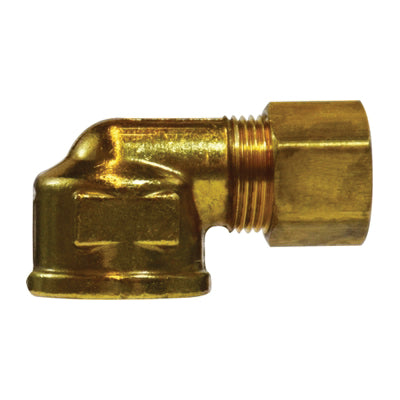 Brass Compression Female Elbow