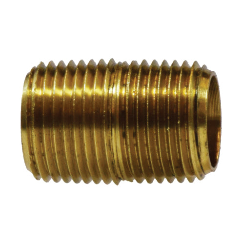 112A Brass Pipe Close Nipple MPT