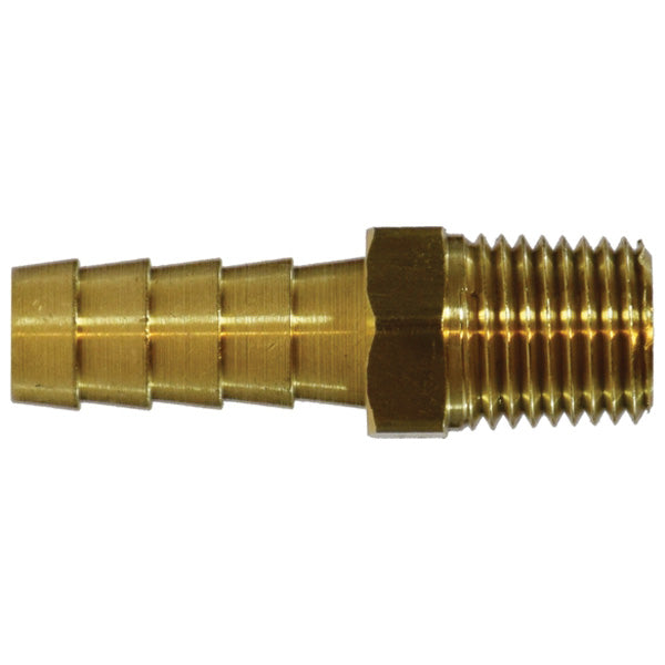 201A- Brass Hose Barb Male Adapter