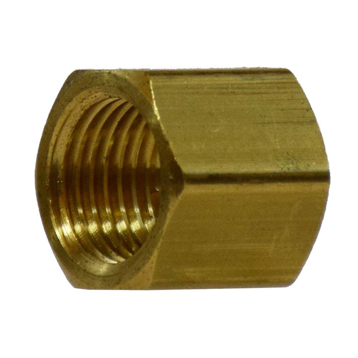 1/2" Brass Barstock Cap