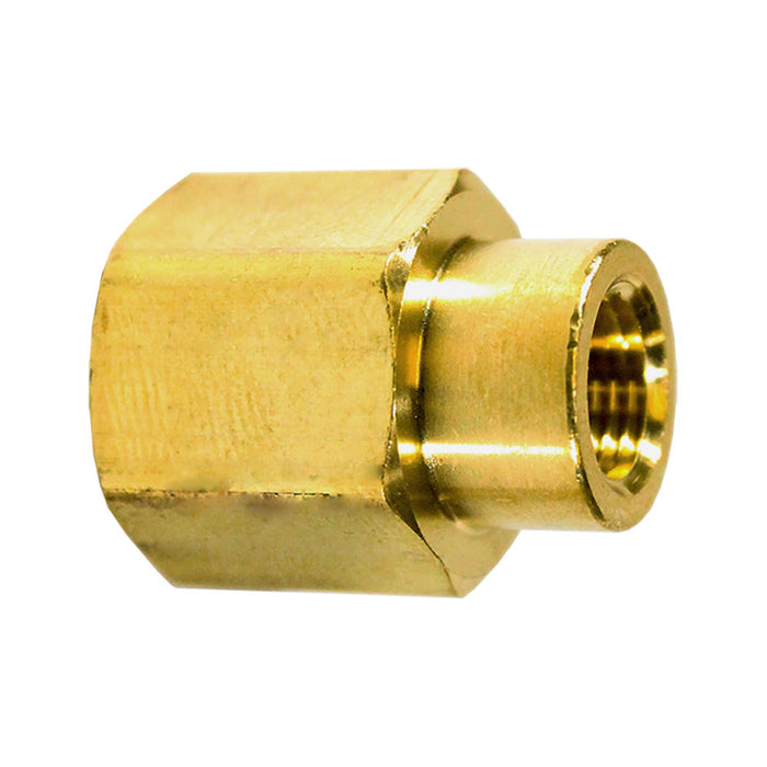 3/4" x 1/2" Female Brass Reducing Coupling Fitting