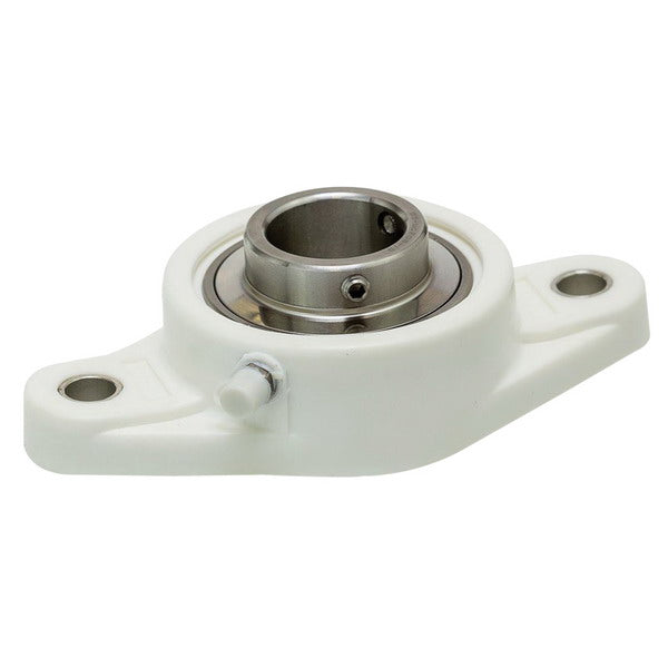 SUCTFL-206-20 Thermoplastic Two Bolt Flange Bearing - Stainless Steel Insert 1-1/4"