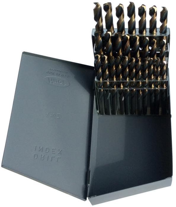 A-Z 26 Piece Black & Gold Jobber Length Drill Bit Set