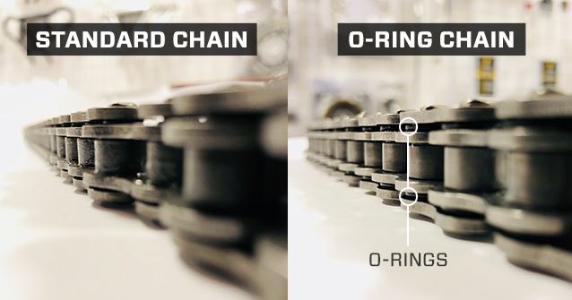 #40 X-Ring Roller Chain - Ultimate Life Series - Daido D.I.D Japanese Mfg Chain