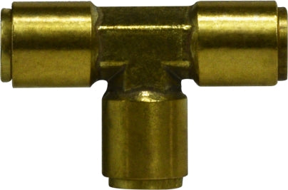 D.O.T. Brass Union Tee Push Lock 264PPDOT-