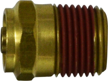 D.O.T. Brass Male Connector Push Lock