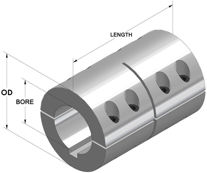 SHAFT COLLARS & COUPLINGS — Red Boar Chain & Fastener Questions Call ...