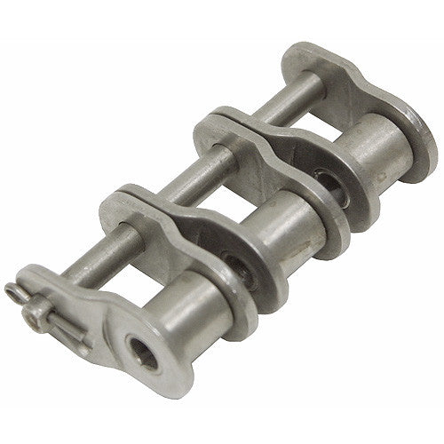 #80-3-O/L Triplex Roller Chain Offset Half Link, Quantity 5 Pack — Red ...