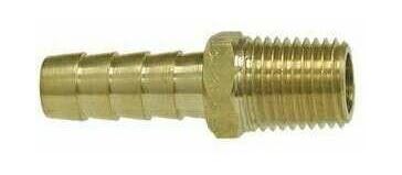 201A- Brass Hose Barb Male Adapter