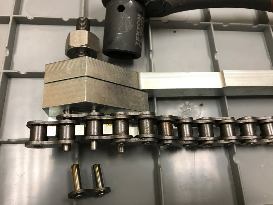 CBT-50 Dual Rivet Chain Breaker Pushes 2 Pins at Once, Chain Breakers #50 #50H and 10B