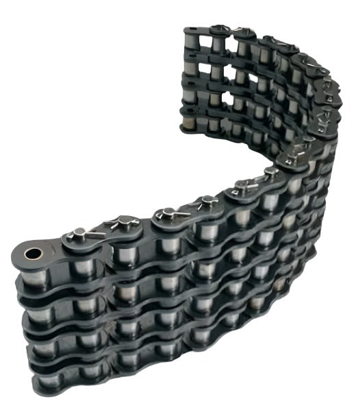 #50-4 Fourplex Strand Riveted Roller Chain, includes FREE Connector ...