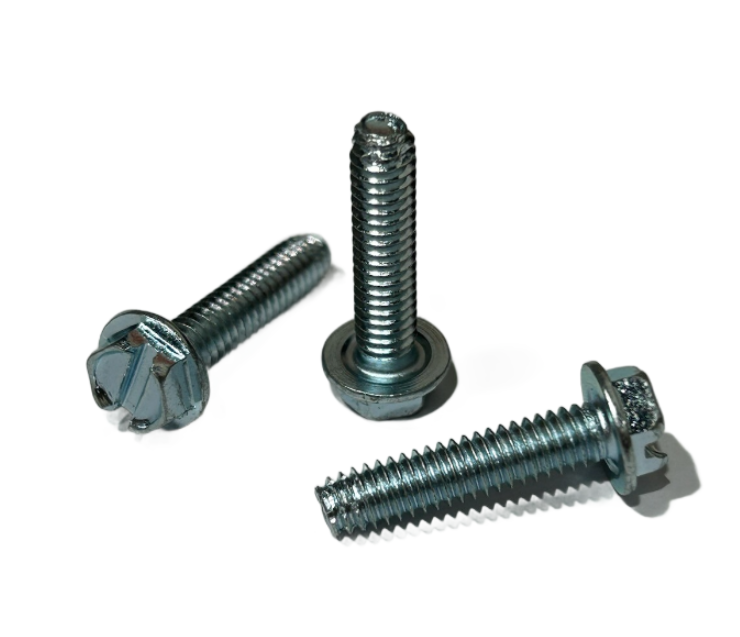 10-24 Hex Washer Head Thread Cutting Screws Type F Zinc Plated — Red Boar  Chain  Fastener Questions Call 435-319-8344