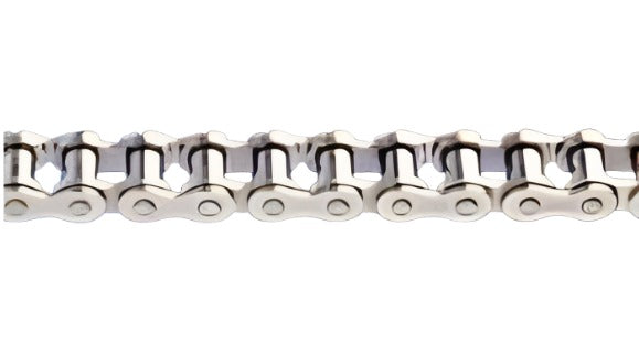 #41 Nickle Plated Roller Chain 10FT Roll with Free Connecting Link