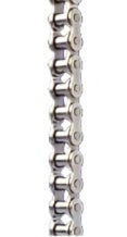 #80NP Nickel Plated Roller Chain 10FT Roll, Corrosion Resistant