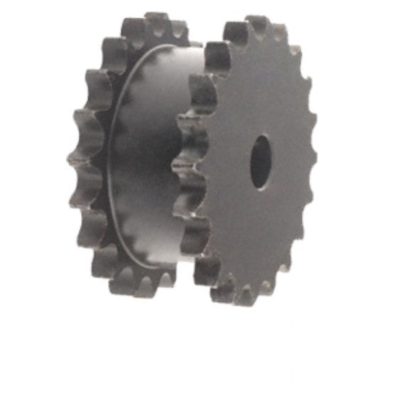 DS50A17H-SB Type A Plate Double Single Sprocket 17 Teeth for 2 #50 Roller Chain