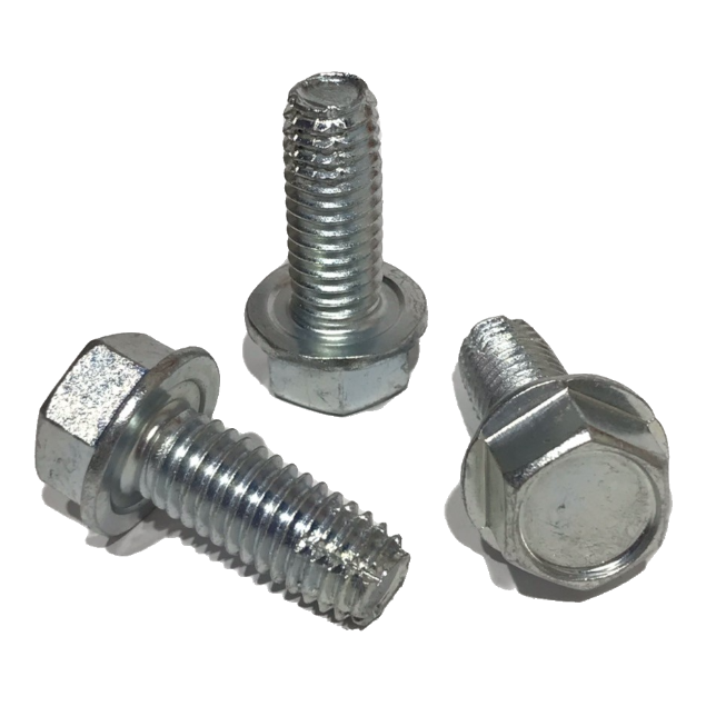 12-24 Hex Washer Head Thread Cutting Screws Type F Zinc Plated — Red Boar  Chain  Fastener Questions Call 435-319-8344